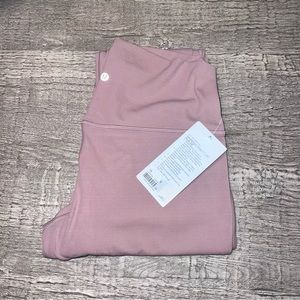 NWT Lululemon Align™ High-Rise Pant 28" TWRS TWILIGHT ROSE SIZE 14